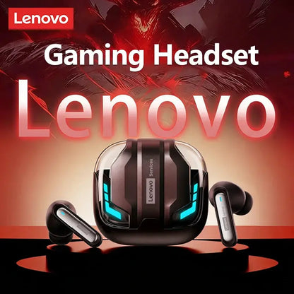Choice Lenovo Gaming Headset Wireless Bluetooth 6.0 Earphones RGB Low Latency Waterproof Headphones Sports Headset GT103 by All Mart Bristol Ltd