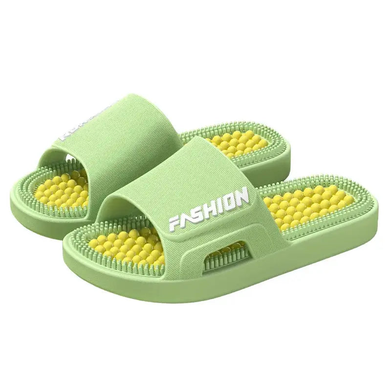 Women Men Acupressure Massage Slippers Soft EVA Anti-Slip Ergonomic Reflexology Slides for Home Bathroom Indoor Outdoor Foot by All Mart Bristol Ltd