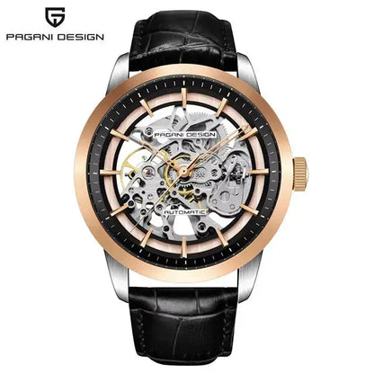 PAGANI DESIGN Hollow Men Watch Stainless Steel Waterproof 43mm Automatic Wristwatch Top Brand Mechanical Watch Men Gift Watches by All Mart Bristol Ltd