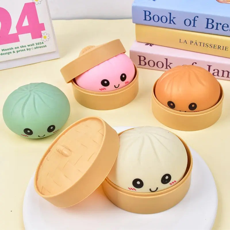 Expression Rich Giant Squishy Dumpling Blind Box, Stress Relief Toy, Soft Tpr Material, Surprise Unboxing, Valentine'S Day Gift, Easter Gift, Stress Relief Fidget by All Mart Bristol Ltd