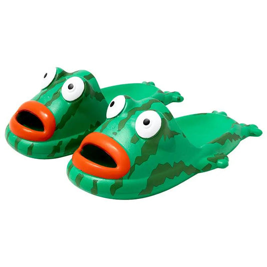 Summer Interior Home Lovely Bathroom Cartoon EVA Couple Slippers by Dropshipman
