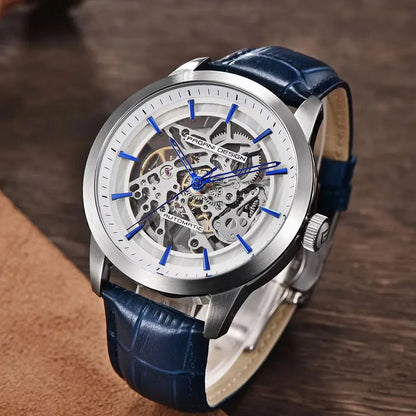 PAGANI DESIGN Hollow Men Watch Stainless Steel Waterproof 43mm Automatic Wristwatch Top Brand Mechanical Watch Men Gift Watches by All Mart Bristol Ltd