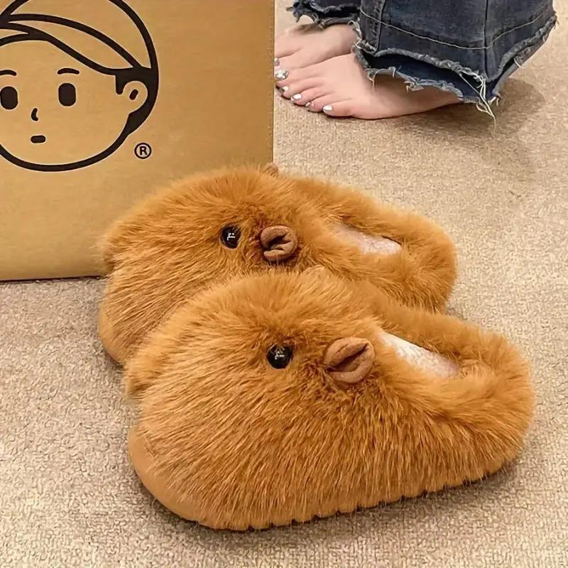 New Comfortable Women's Slippers Soft Suede Indoor by Dropshipman