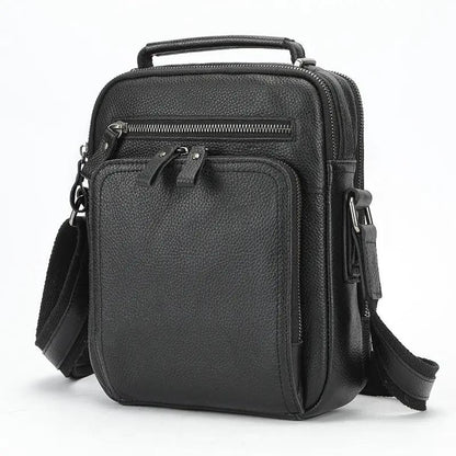 Genuine Leather Shoulder Messenger Bag Vintage Crazy Horse by Dropshipman