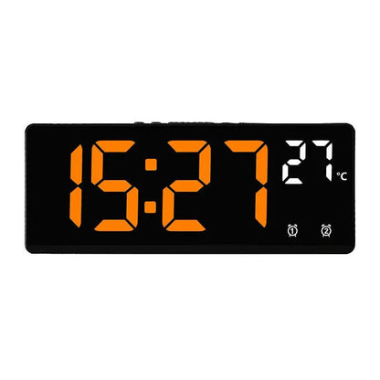 Creative Multi-functional Electronic Clock Simple Large Screen Clock Multi-group Alarm by Dropshipman