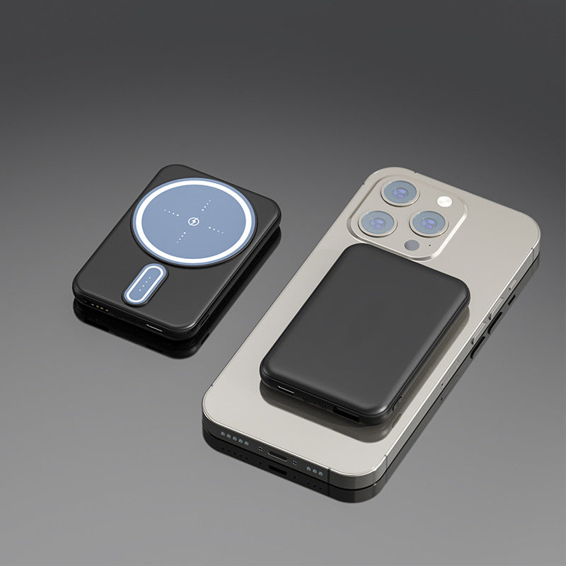 Magnetic Suction Charging Bank Wireless Charging Bank Mobile Power Supply by Dropshipman