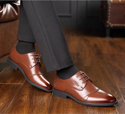 Casual Formal Business Leather Shoes Men by Dropshipman
