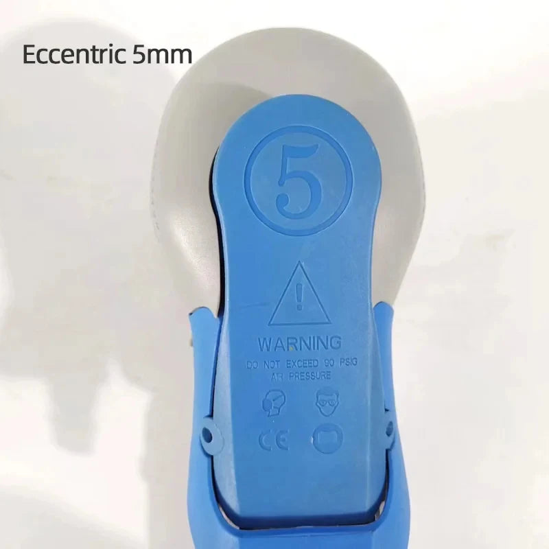 PANDAS Handheld 3 Inch Pneumatic Sandpaper Machine 6 Hole Point Repair Eccentric 5MM Grinding Disc by All Mart Bristol Ltd