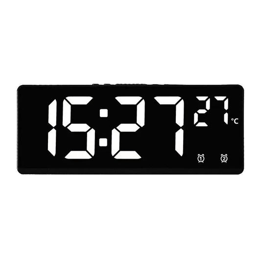 Creative Multi-functional Electronic Clock Simple Large Screen Clock Multi-group Alarm by Dropshipman