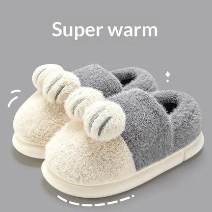 Cotton Slippers With Back Support Home by Dropshipman