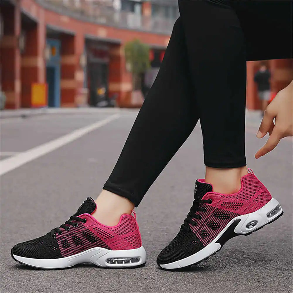 Magenta Increase Height Ladies Shoes With Short Heel Luxury Moccasins Woman Luxury Women's High Heel Sneakers Sport Tenise by All Mart Bristol Ltd