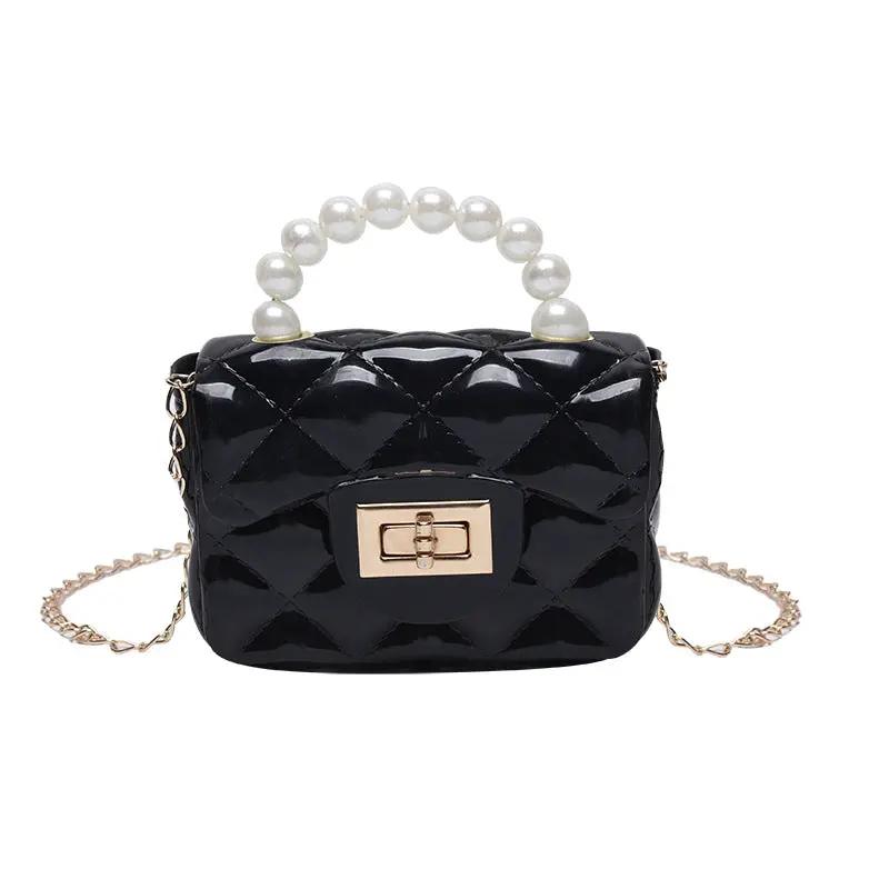 Pearl Hand One-shoulder Crossbody Chain Children's Bags by Dropshipman