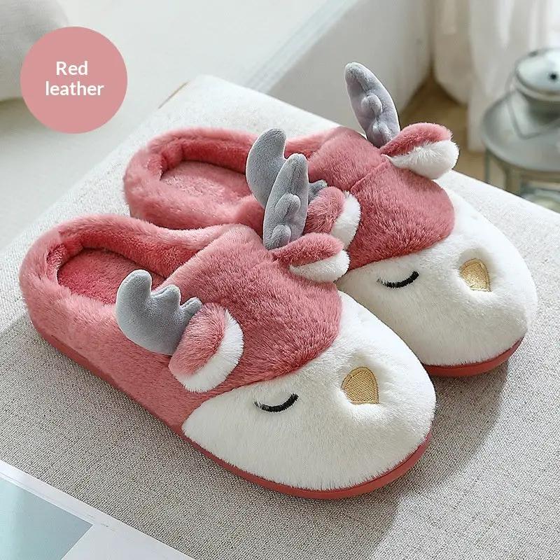 Women's Cotton Slippers For Winter, Home And Indoor Use, Non-slip by Dropshipman