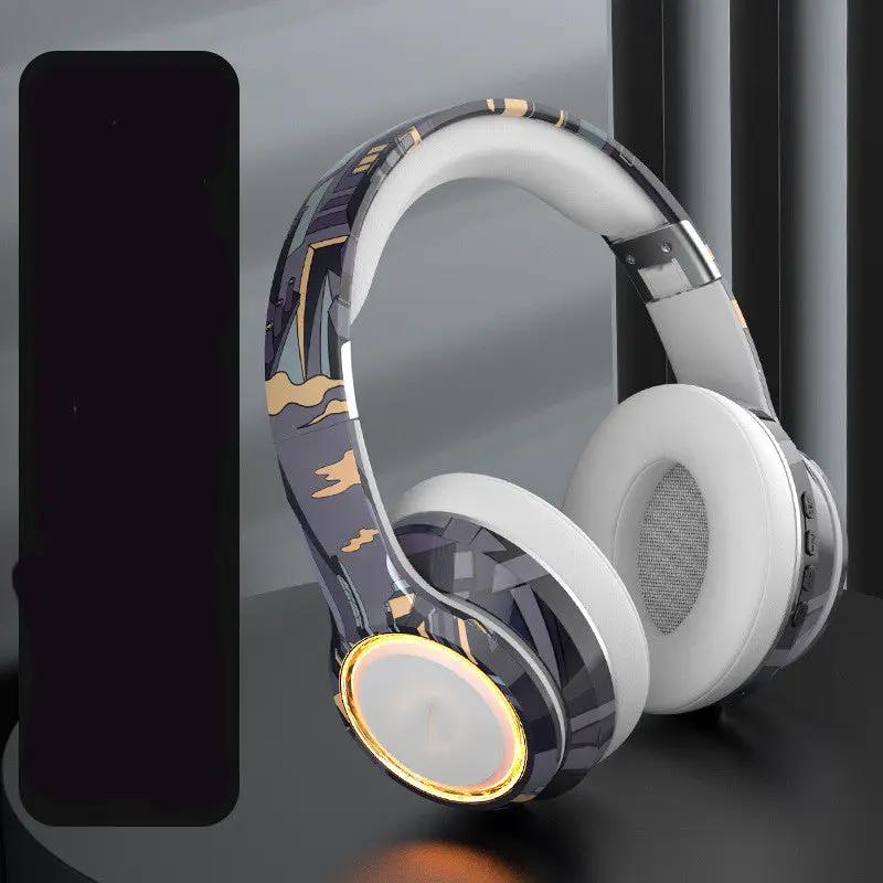 Bluetooth Headphones 5.2 Pluggable Illumination by Dropshipman