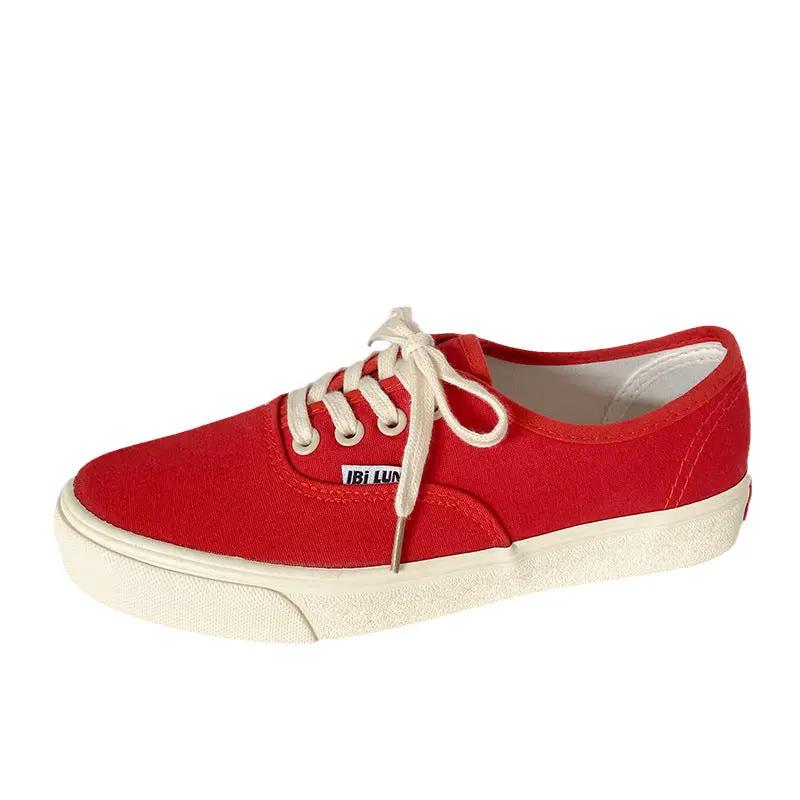 Flat-bottomed Retro Hong Kong-style Instagram-style Sneakers For Students by Dropshipman