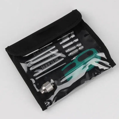 Precision Screwdriver Set Manual Universal Repair Tools for Home Appliance Automotive Maintenance Portable Tool Storage Bag Kit by All Mart Bristol Ltd