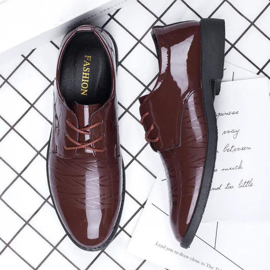 Summer Casual Business Formal Soft-Soled Suit Leather Shoes For Men by Dropshipman
