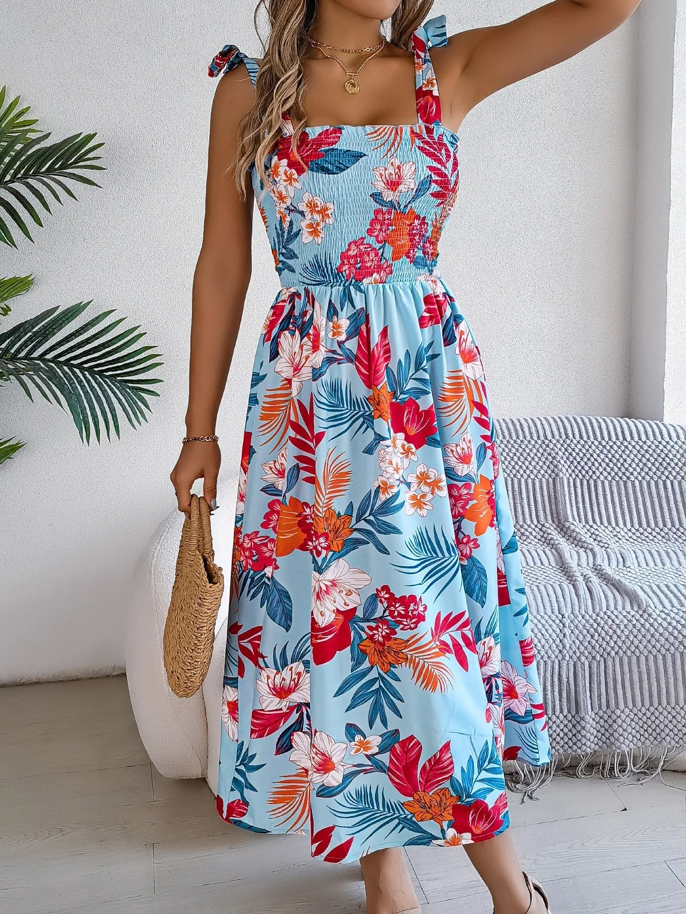 Capri Floral Sundress