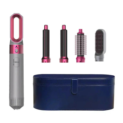 5 in 1 Hair Dryer Brush and Styler Kit Professional Hot Air Comb Curling Iron Hair Straightener for Volumizing and Styling by All Mart Bristol Ltd