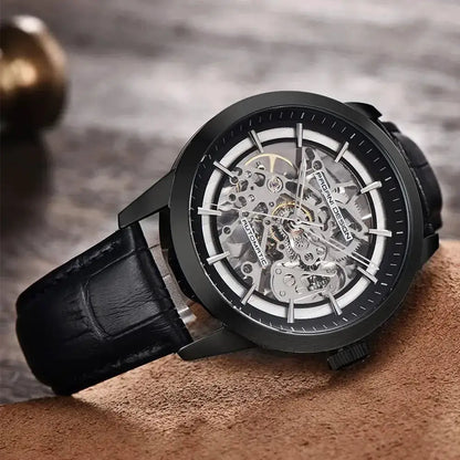 PAGANI DESIGN Hollow Men Watch Stainless Steel Waterproof 43mm Automatic Wristwatch Top Brand Mechanical Watch Men Gift Watches by All Mart Bristol Ltd