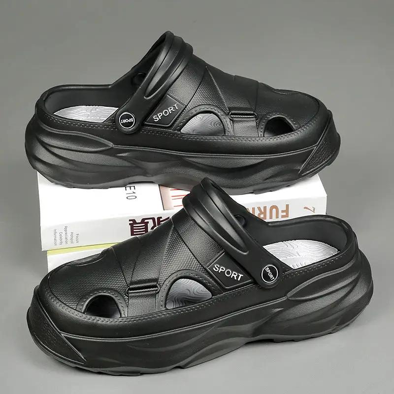 Hole Shoes Men's Thick Bottom Shit Feeling by Dropshipman