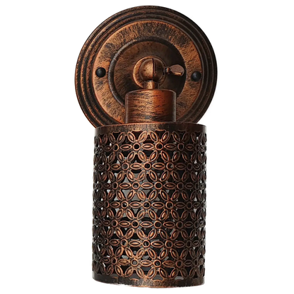 Rustic Wall Lights E27 Easy Fit With Bulb ~2519 by All Mart Bristol Ltd