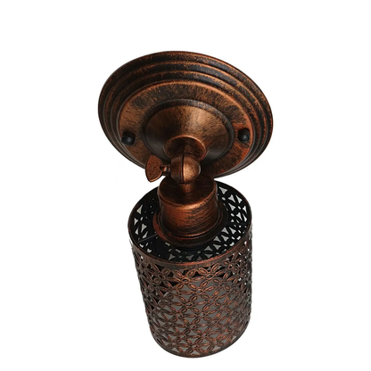 Rustic Wall Lights E27 Easy Fit With Bulb ~2519 by All Mart Bristol Ltd