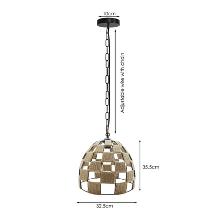 Boho Pendant Light 1m With Chain ~1535 by All Mart Bristol Ltd