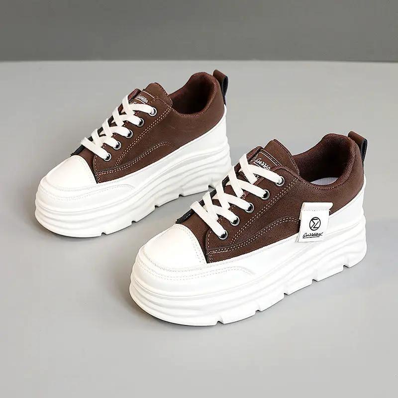 Women's Hidden-Heel Thick-Soled Durable All-Match Breathable Sneakers by Dropshipman