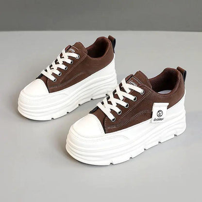 Women's Hidden-Heel Thick-Soled Durable All-Match Breathable Sneakers by Dropshipman