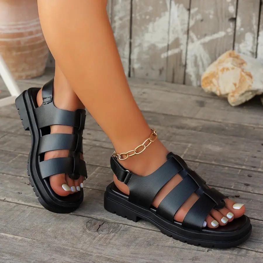 Fashionable Thick Soled Sports Sandals For Women by Dropshipman
