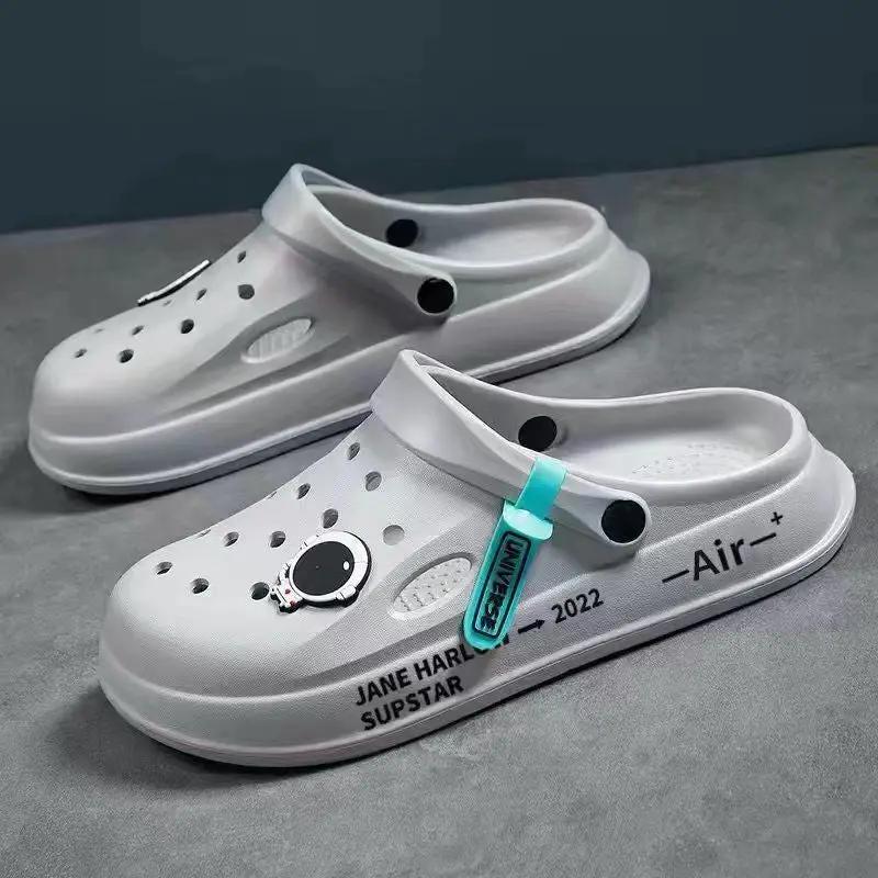 Astronaut Decor Slippers Summer Indoor Home Shoes Outdoor Garden Clogs Shoes by Dropshipman