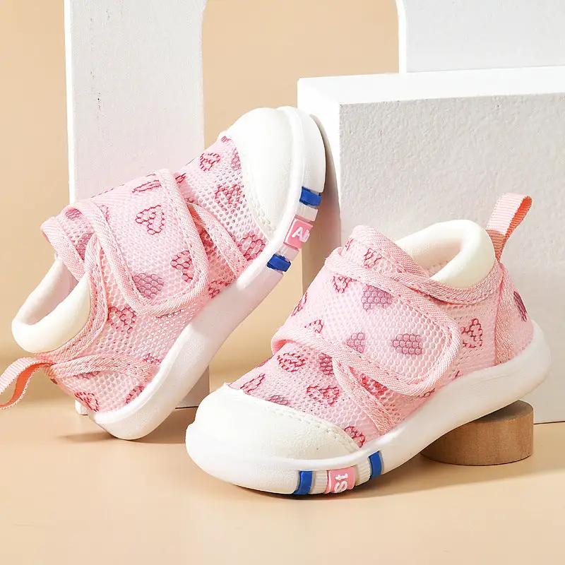 Baby Sandals Men's Summer Toddler 0 1-2 Years Old Baby Non-slip Soft Bottom Infant Mesh Surface Shoe by Dropshipman