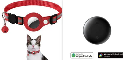 Pet Collar With Bell Airtag Reflective Collar by Dropshipman