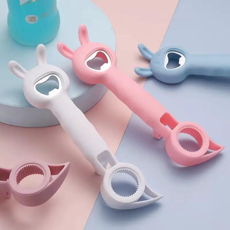 1PCS 4 in 1 Beer Bottle Opener Multi-Purpose Beverage Jar Can Bottle Opener Plastic Corkscrew Dining Bar Gadgets Kitchen Tool by All Mart Bristol Ltd