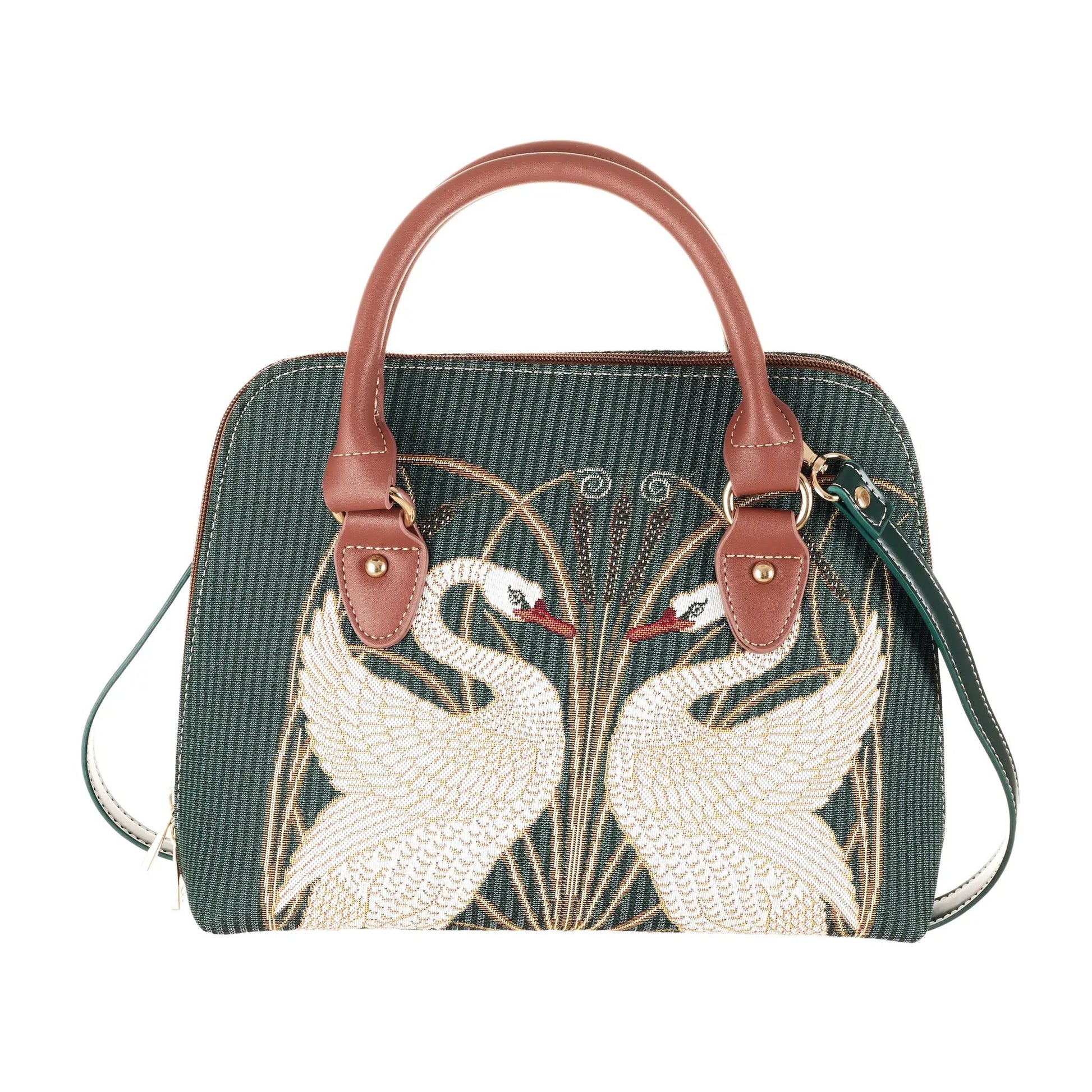 Swan, Rush & Iris - Convertible Bag by Signare Tapestry