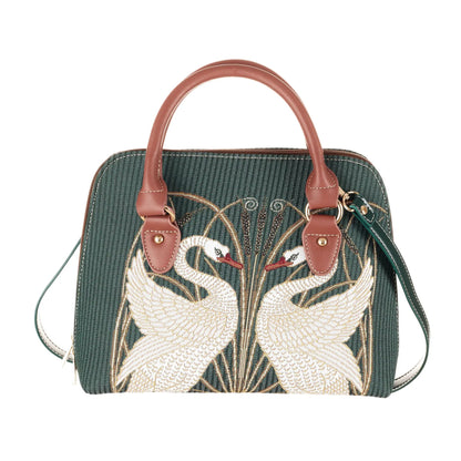 Swan, Rush & Iris - Convertible Bag by Signare Tapestry