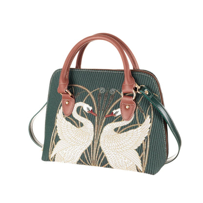 Swan, Rush & Iris - Convertible Bag by Signare Tapestry