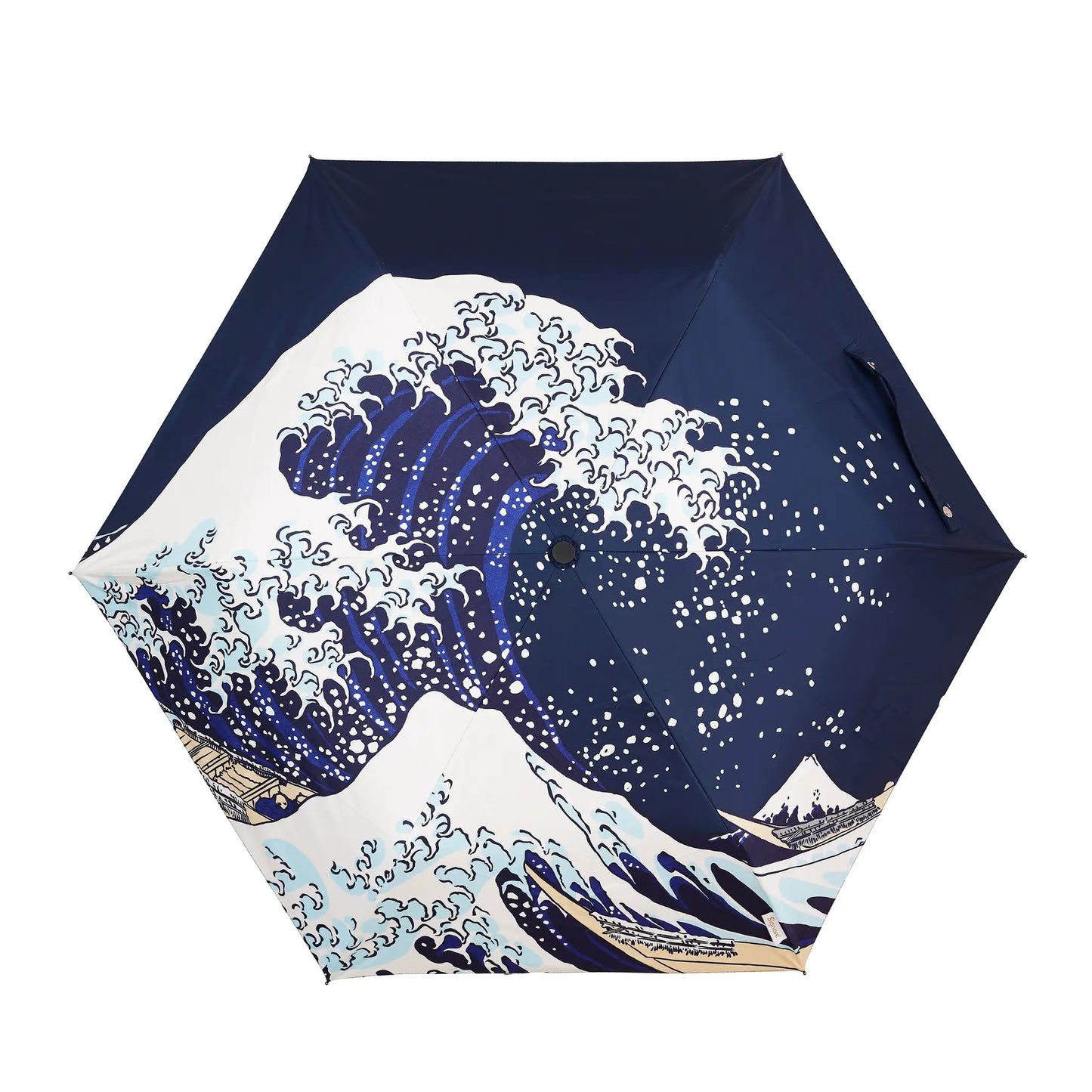 The British Museum Great Wave Off Kanagawa - Automatic Folding Umbrella by Signare Tapestry