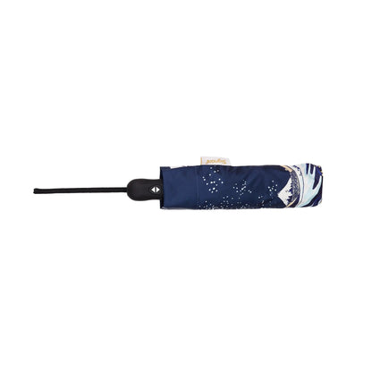 The British Museum Great Wave Off Kanagawa - Automatic Folding Umbrella by Signare Tapestry