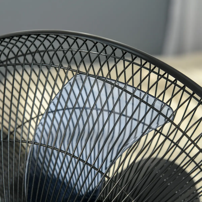 Pedestal Fan with Water Mist Spray Standing Fan w/ 2.8L Water Tank Black by HOMCOM