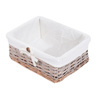 5-Drawers Storage Unit Wooden Frame W/ Wicker Woven Baskets by HOMCOM