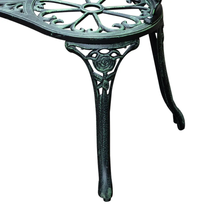 Cast Aluminum Garden Bench Patio Chair by Outsunny