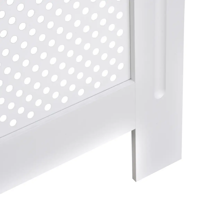 78Lx19Wx82Hcm Radiator Cover Heating Cabinet Grill Style Diamond Design by HOMCOM