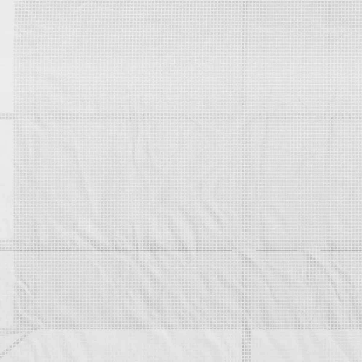 300 x 150 x 213 Plant Greenhouse Garden Nursery w/ Cover Window, White by Outsunny