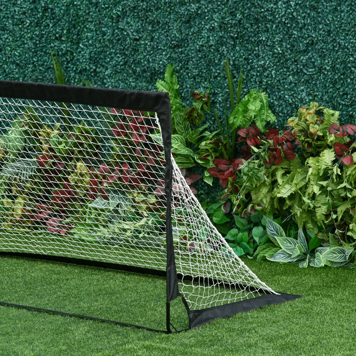 Football Goal Folding Outdoor with All Weather Net Kids Adults 6'x3' HOMCOM by Unbranded