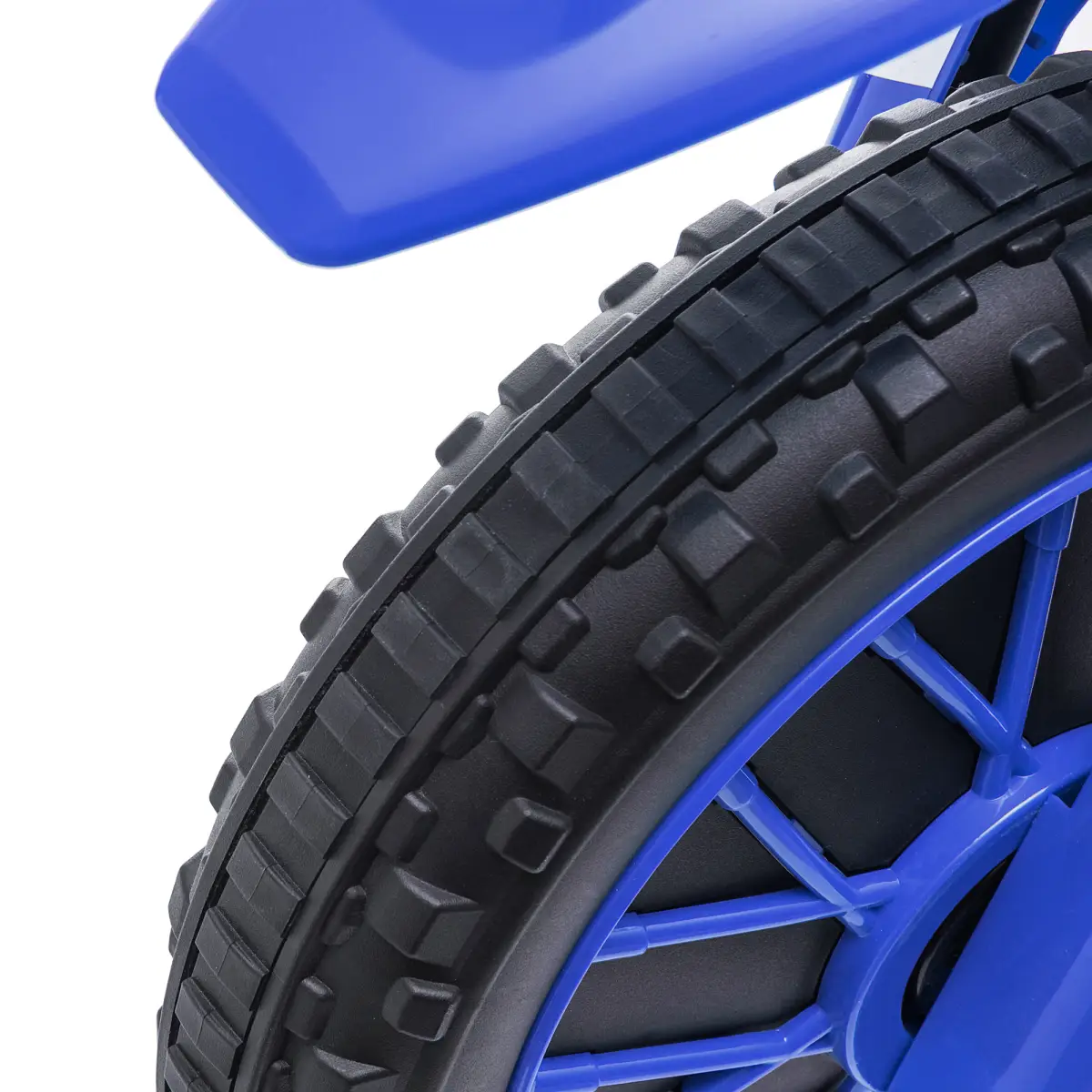 12V Kids Electric Motorbike Ride-On Motorcycle Training Wheels - Blue by HOMCOM