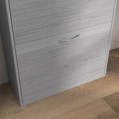HOMCOM Slim Shoe Storage Cabinet with 3 Flip Drawers for 12 Pair of Shoes by HOMCOM