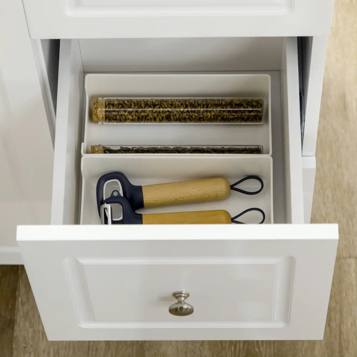 Drop-Leaf Kitchen Island on Wheels Utility Storage Cart with Drawers & Cabinet by Unbranded