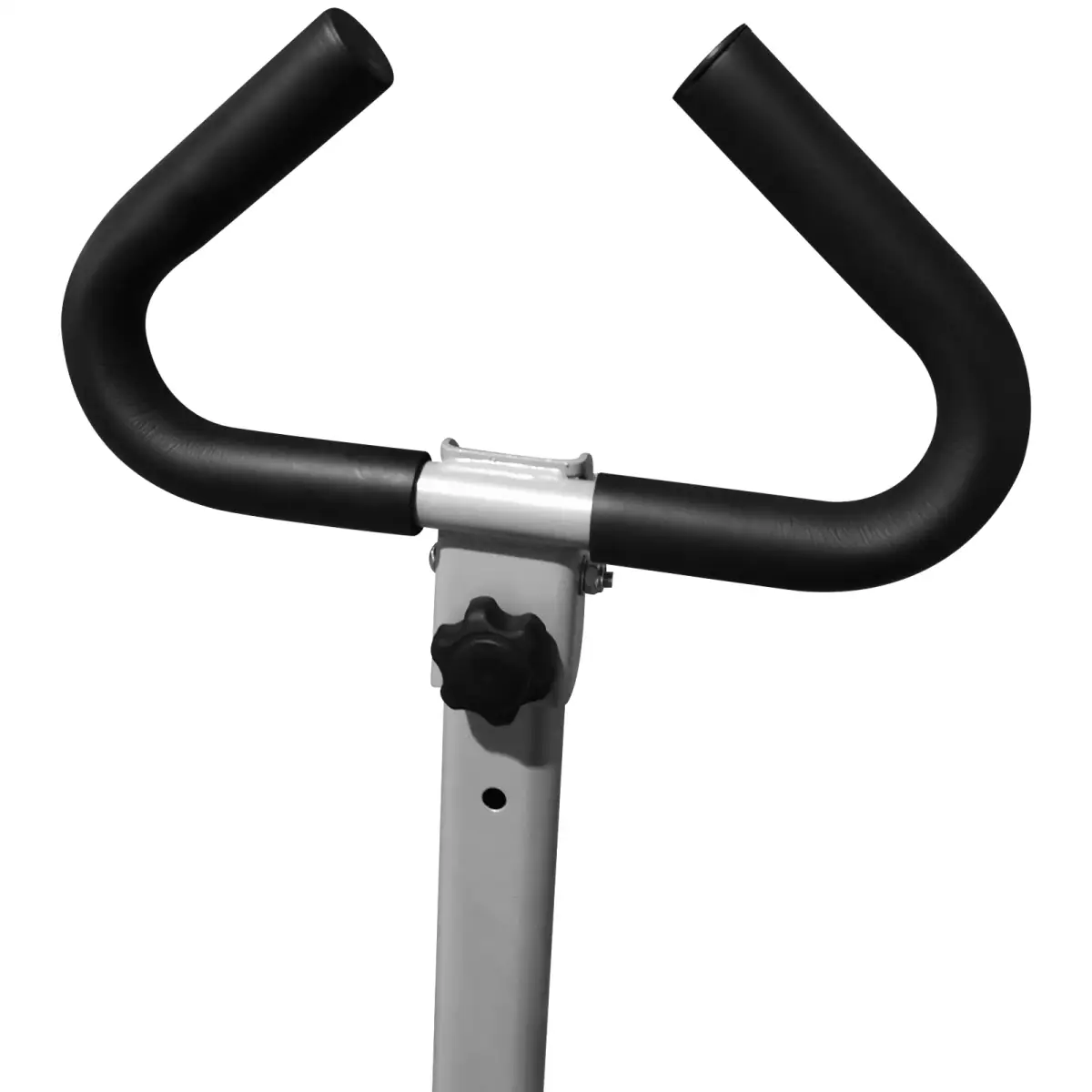 Foldable Stepper Adjustable Step Machine w/ Handlebar LCD Display, Grey HOMCOM by Unbranded